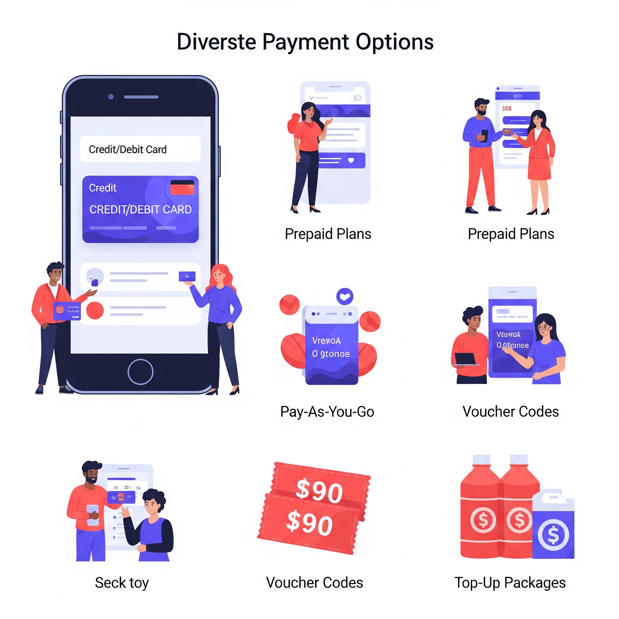 Various Payment Method Icons